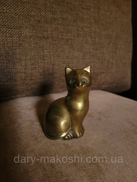 Статуетка Кіт з металу 1493709323 фото