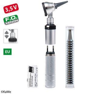 Отоскоп KaWe ЕВРОЛАЙТ F.O.30 | 3,5В с аккумулятором  01.11430.811  фото