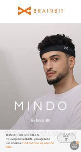 Тренажер з Біофітбек BrainBit "MINDO" с ПЗ для Android / IOS з Навчанням BrainBit biofeedback бос фото